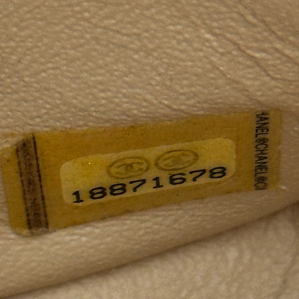 Chanel Rectangular Classic Mini Flap Bag Beige Lambskin Leather Gold Hardware - Picture 11 of 12
